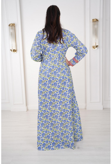 جلابيه نسائي طويله مشجره