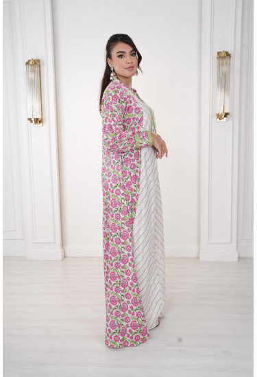 جلابيه نسائي طويله مشجره