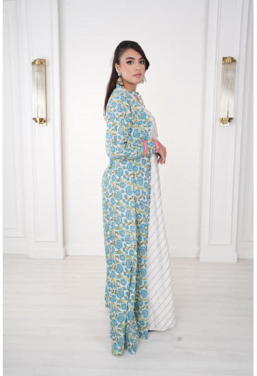 جلابيه نسائي طويله مشجره