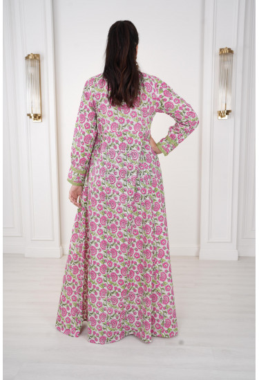 جلابيه نسائي طويله مشجره