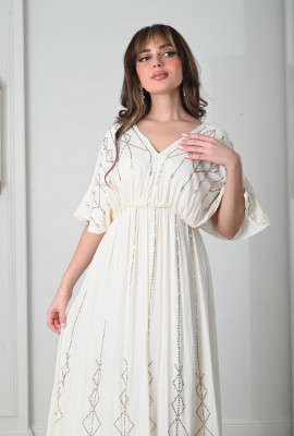 فستان نسائي تطريز لامع فستان نسائي تطريز لامع