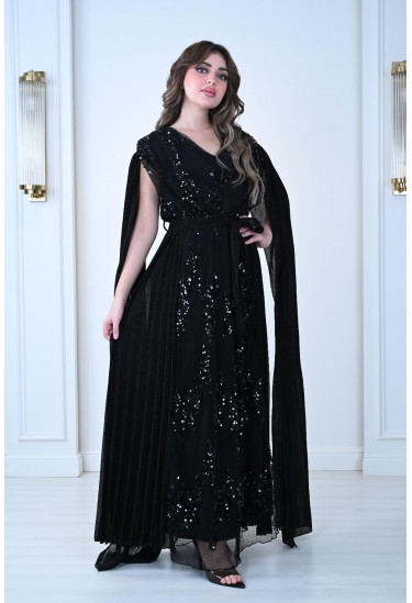 فستان سهرة ملكي بتطريز فاخر 