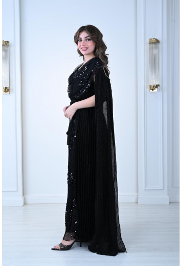 فستان سهرة ملكي بتطريز فاخر 