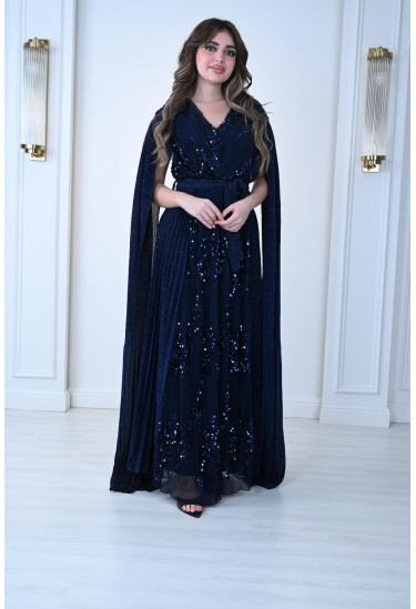 فستان سهرة ملكي بتطريز فاخر 