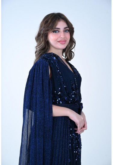 فستان سهرة ملكي بتطريز فاخر 