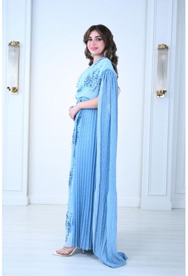 فستان سهرة ملكي بتطريز فاخر 