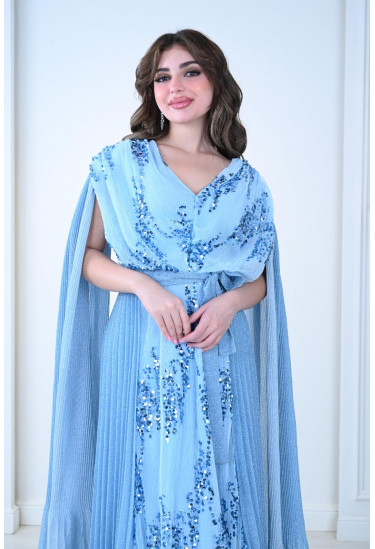 فستان سهرة ملكي بتطريز فاخر 