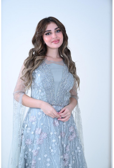 فستان سهره بتصميم مميز لامع فستان سهره بتصميم مميز لامع
