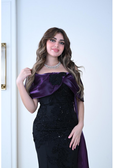 فستان سهرة أنيق ملكي فستان سهرة أنيق ملكي