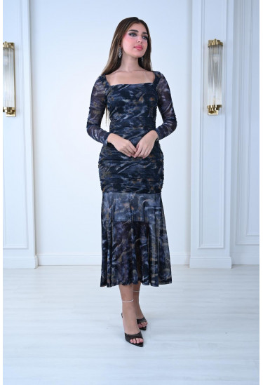 فستان انيق من الشيفون لطله مبهره فستان انيق من الشيفون لطله مبهره