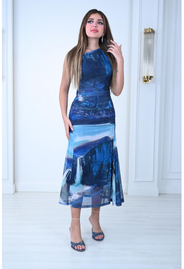 فستان ناعم  بتصميم جذاب وأنيق