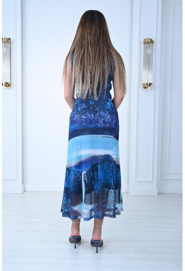 فستان ناعم  بتصميم جذاب وأنيق