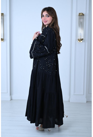 فستان فضفاض بتصميم عصري انيق