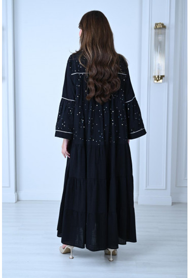 فستان فضفاض بتصميم عصري انيق