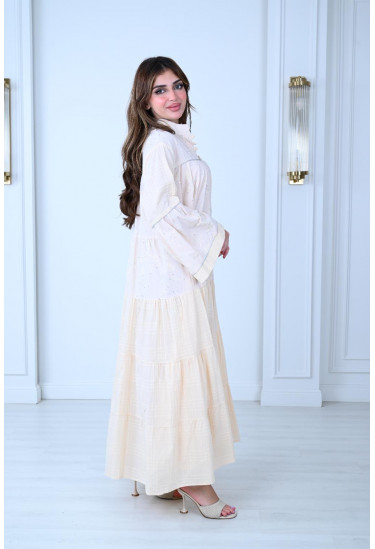 فستان فضفاض بتصميم عصري انيق