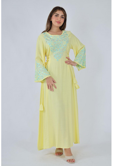 جلابيه بتطريز راقي