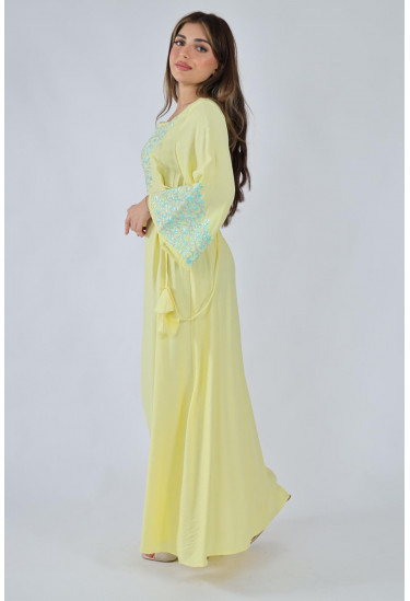 جلابيه بتطريز راقي