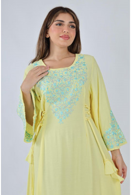 جلابيه بتطريز راقي