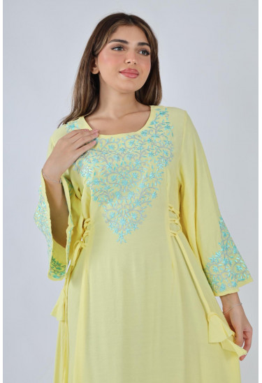 جلابيه بتطريز راقي