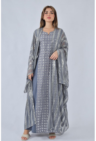 جلابية مميزة بتطريز لامع