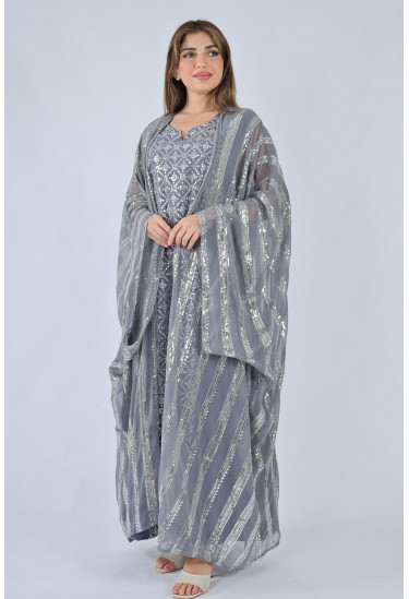 جلابية مميزة بتطريز لامع