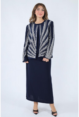 طقم  فاخر بتطريز  أنيق