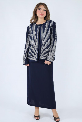 طقم  فاخر بتطريز  أنيق