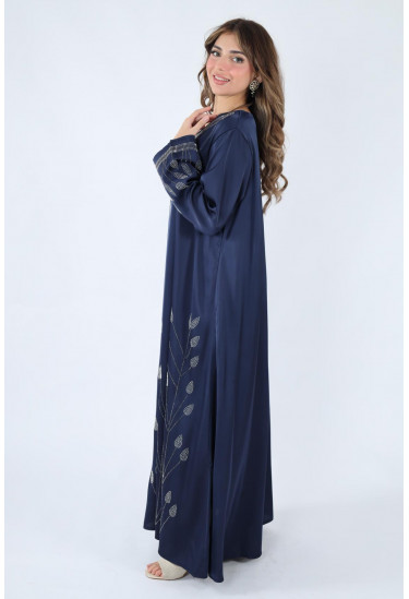 جلابيه ستان بتطريز الاستراس اللامع جلابيه ستان بتطريز الاستراس اللامع