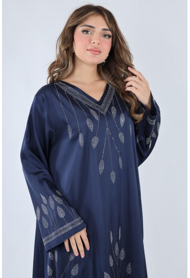 جلابيه ستان بتطريز الاستراس اللامع جلابيه ستان بتطريز الاستراس اللامع