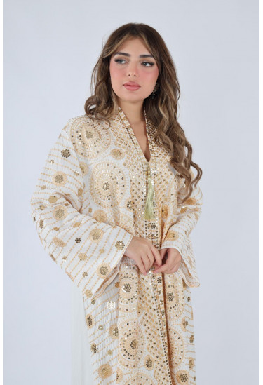 جلابيه بتطريز رلامع