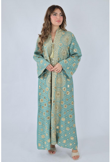 جلابيه بتطريز رلامع