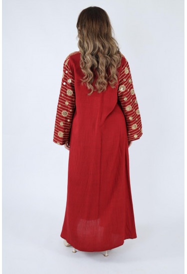 جلابيه بتطريز رلامع