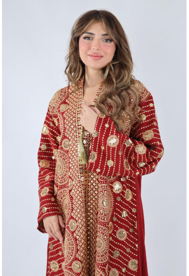 جلابيه بتطريز رلامع