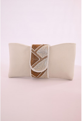 حقيبة سهرة فاخرة مطرزة يدويًا  