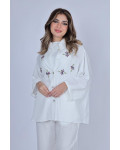 طقم صيفي أنيق مطرّز طقم صيفي أنيق مطرّز