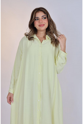 فستان واسع نمط قميص لإطلالة يومية مريحة فستان واسع نمط قميص لإطلالة يومية مريحة