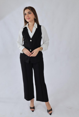  طقم رسمي مميز مع قميص أنيق