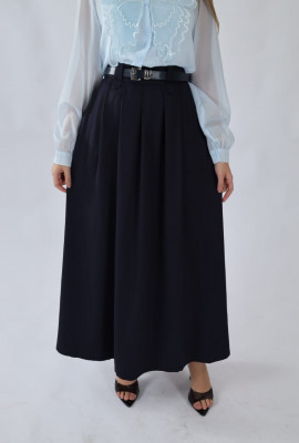 تنورة نسائية كلوش بحزام