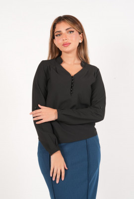 بلوزه أنيقة بلمسة كلاسيكيه مميزه