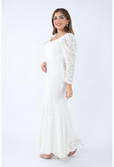 فستان دانتيل أنيق بلمسة فخامة فستان دانتيل أنيق بلمسة فخامة