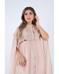 جلابية نسائية مطرزة بكاب أنيق جلابية نسائية مطرزة بكاب أنيق