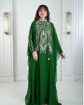 جلابيه نسائي طويله مطرزه