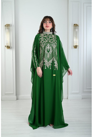 جلابيه نسائي طويله مطرزه