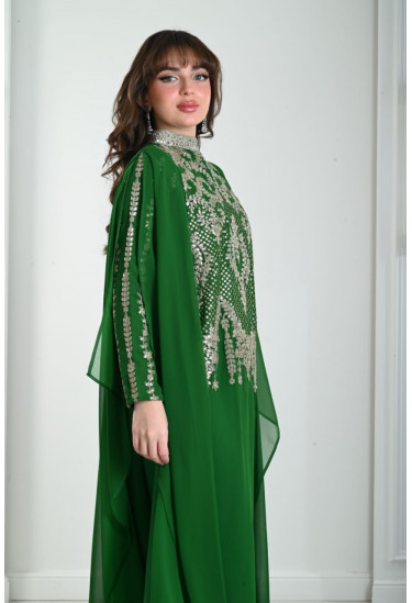 جلابيه نسائي طويله مطرزه