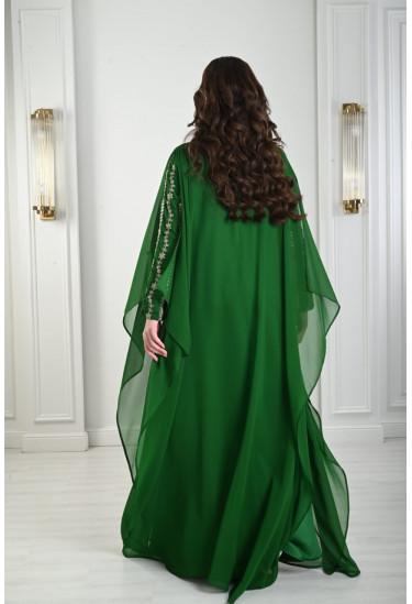 جلابيه نسائي طويله مطرزه