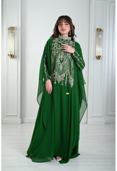 جلابيه نسائي طويله مطرزه