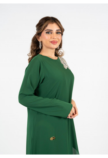 فستان ملكي بتطريز فاخر لليوم الوطني فستان ملكي بتطريز فاخر لليوم الوطني