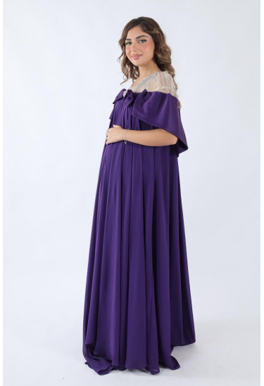 فستان سهرة  أنيق بتصميم راقٍ للمناسبات