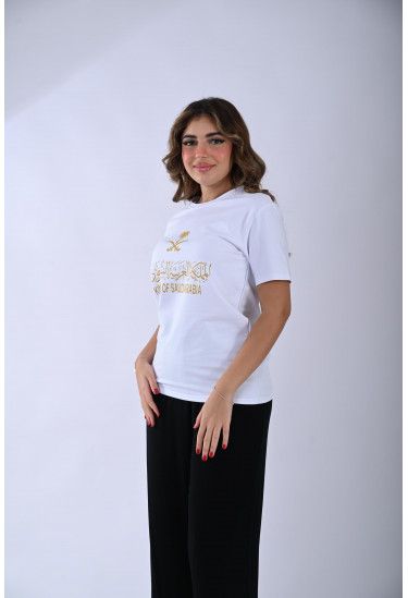 بلوزه بطابع وطني سعودي أنيق بلوزه بطابع وطني سعودي أنيق