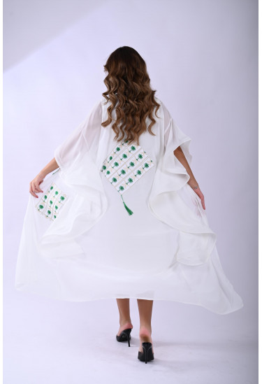 جلابيه أنيقة بتطريز وطني سعودي